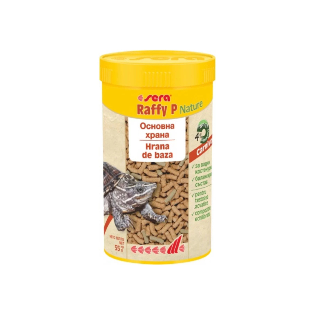Sera Raffy P Nature гранулирана храна за костенурки 220 гр.