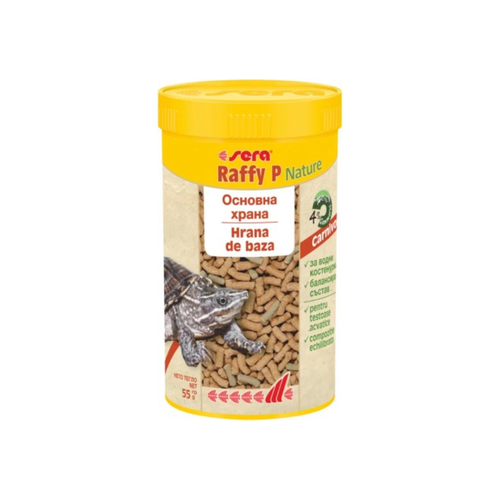 Sera Raffy P Nature - гранулирана храна за костенурки - 220 гр.