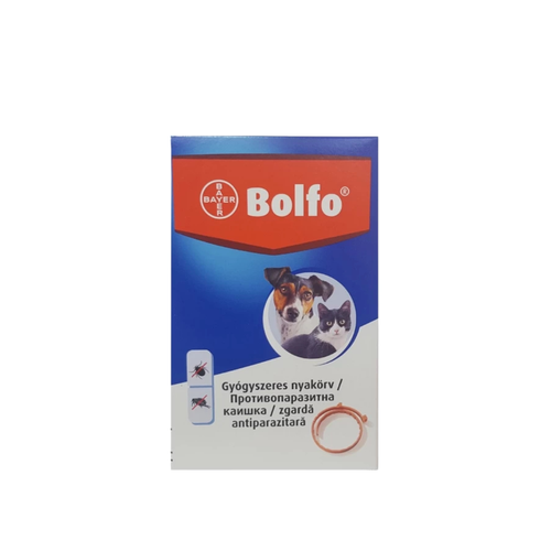 Bolfo - Противопаразитна каишка за кучета и котки 38 см. - 1 брой в опаковка