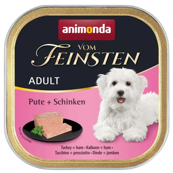Vom Feinsten Adult - пастет за кучета с пуйка и шунка - 6 броя х 150 гр.