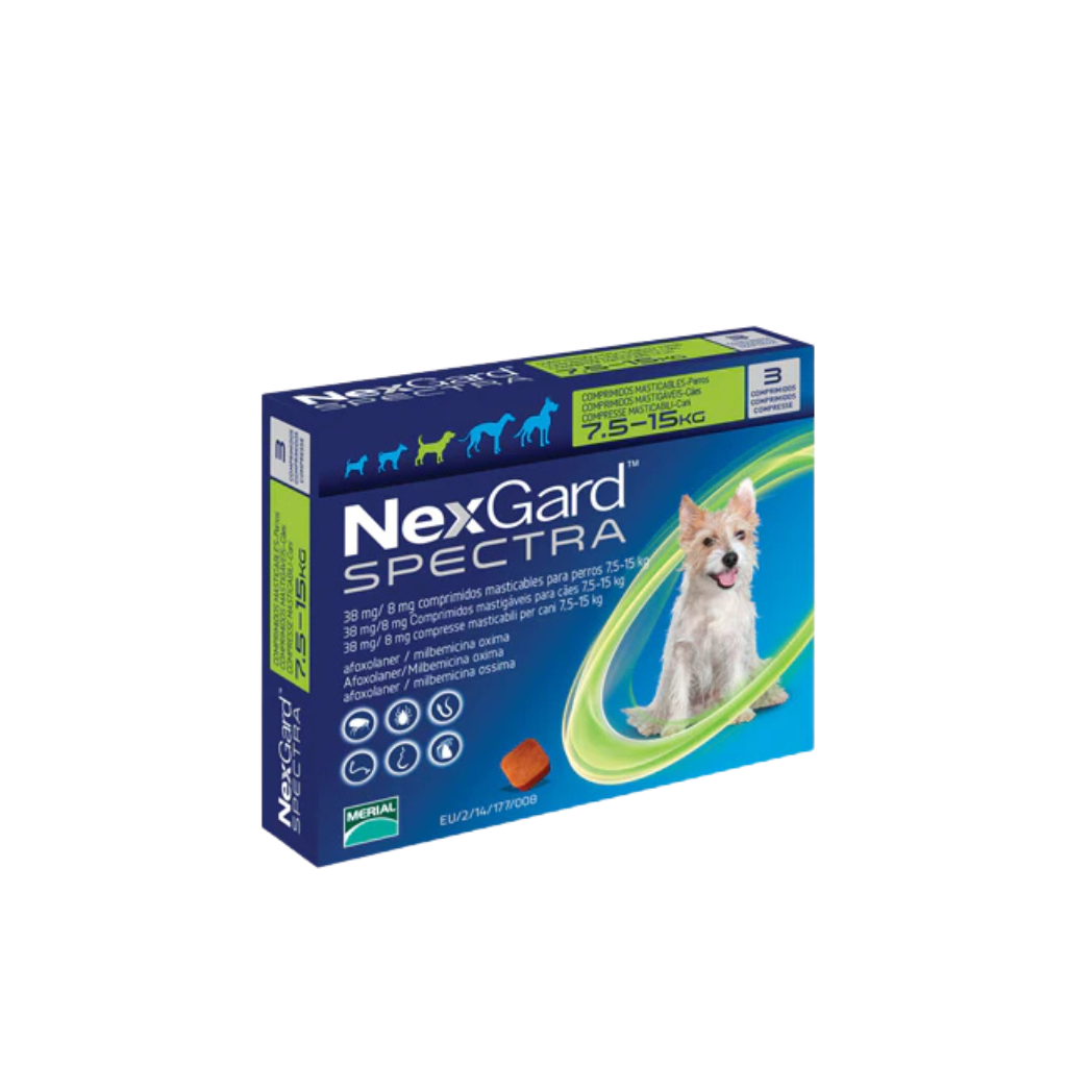 NexGard Spectra за кучета от 7.5 до 15 кг