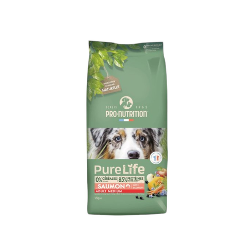 Pure Life Adult Medium-  храна за кучета от средни породи със сьомга - 12 кг.