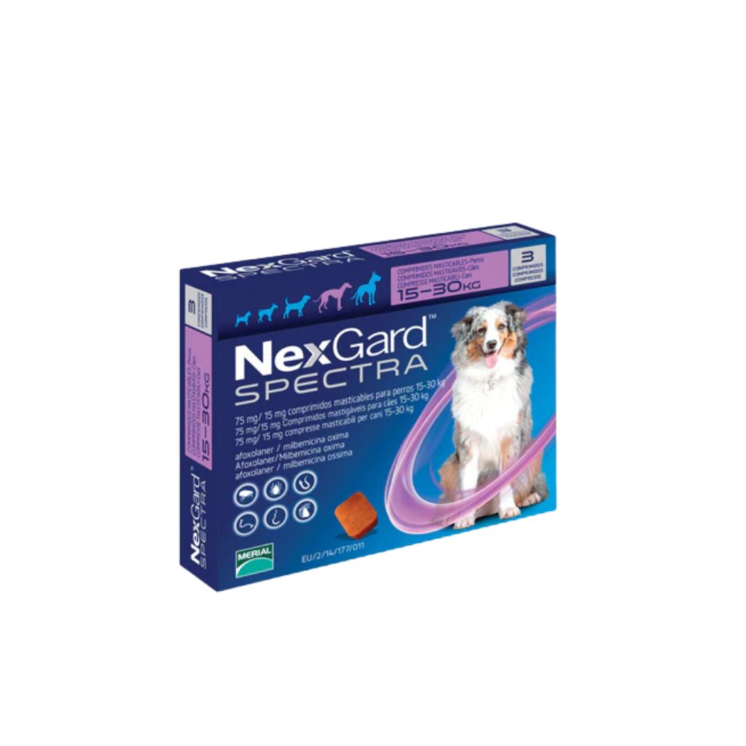 NexGard Spectra за кучета от 15 до 30 кг