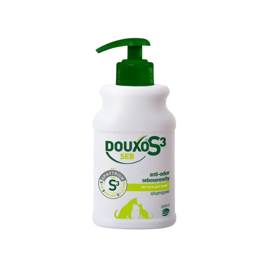 Douxo S3 Seb - шампоан за котки и кучета за намаляване на пърхота - 200 мл.
