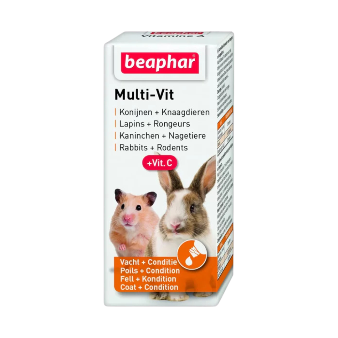 Beaphar мултивитамини за зайци и други дребни животни 20 мл.