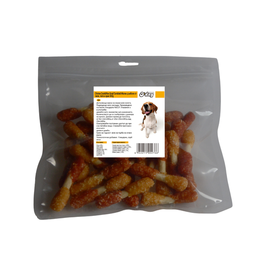 O'Dog - Лакомства за кучета малки дъмбели от пиле, пате и ориз - 500 гр.