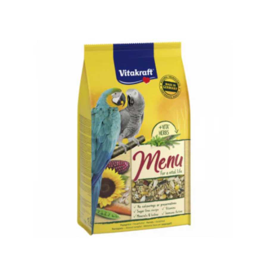 Vitakraft Menu за големи папагали – 1 кг.