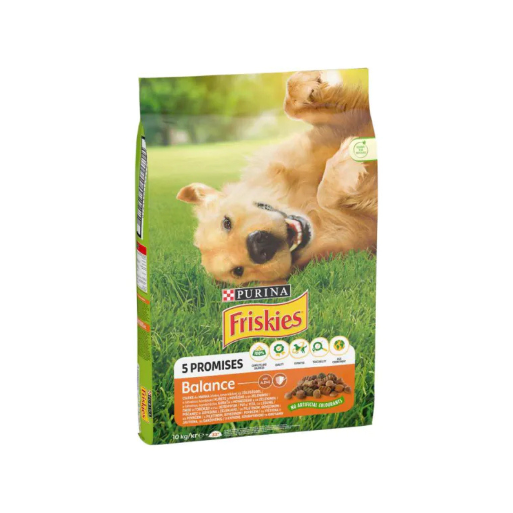 Purina Friskies Balance - суха храна за кучета с пиле - 10 кг.