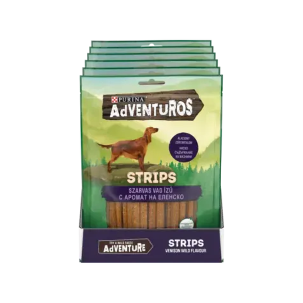 Purina Adventuros - лакомства за кучета с еленско - 90 гр.