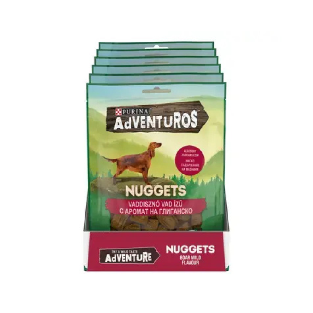 Purina Adventuros - лакомства за кучета с глиганско - 90 гр.