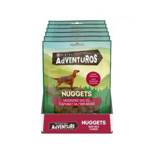 Purina Adventuros - лакомства за кучета с глиганско - 90 гр.