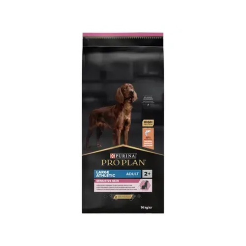 Purina Pro Plan Sensitive Skin - Суха храна за кучета от едри породи със сьомга - 14 кг.