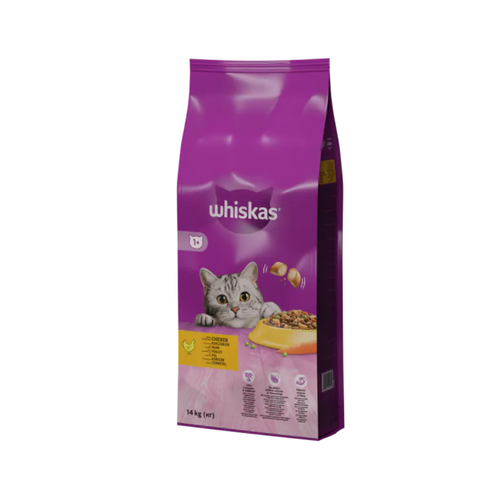 Whiskas - Суха храна за котки с пиле