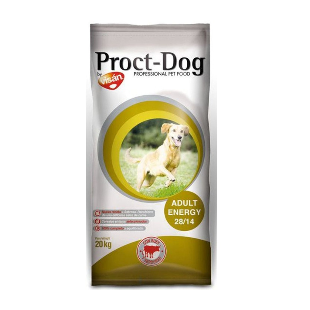 Proct-Dog Adult Energy - суха храна за кучета с говеждо и зеленчуци - 20 кг.