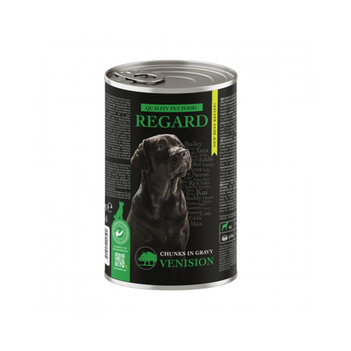 Regard - консервирана храна за кучета с дивеч - 6 броя х 1.240 кг.