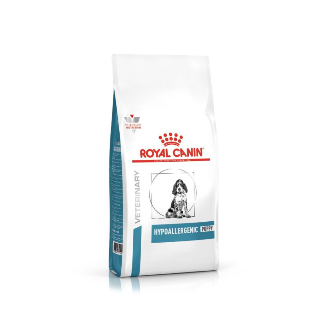 Royal Canin Hypoallergenic Puppy - Суха храна за подрастващи кучета при хранителна непоносимост - 14 кг.