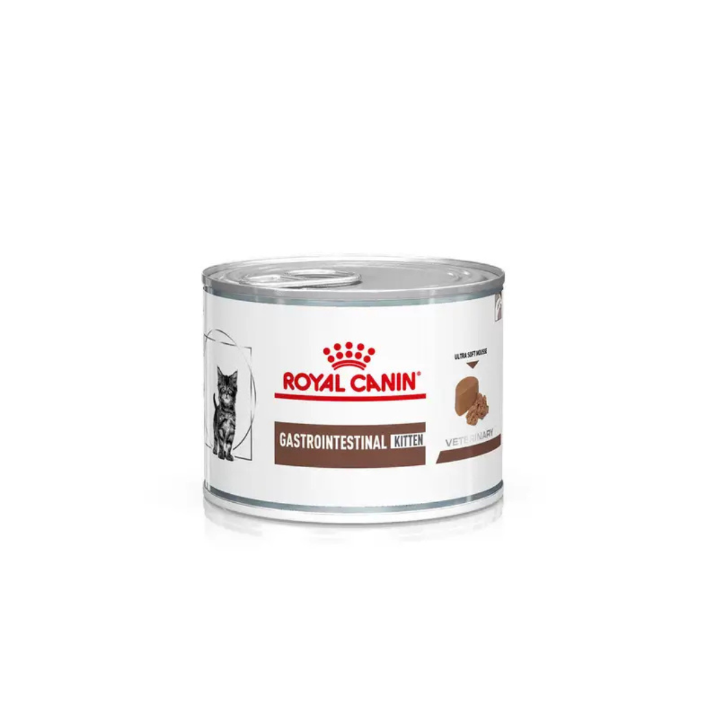 Royal Canin Gastrointestinal Kitten - Консервирана храна за подрастващи котки с грижа за стомашно-чревният тракт - 6 броя х 195 гр.