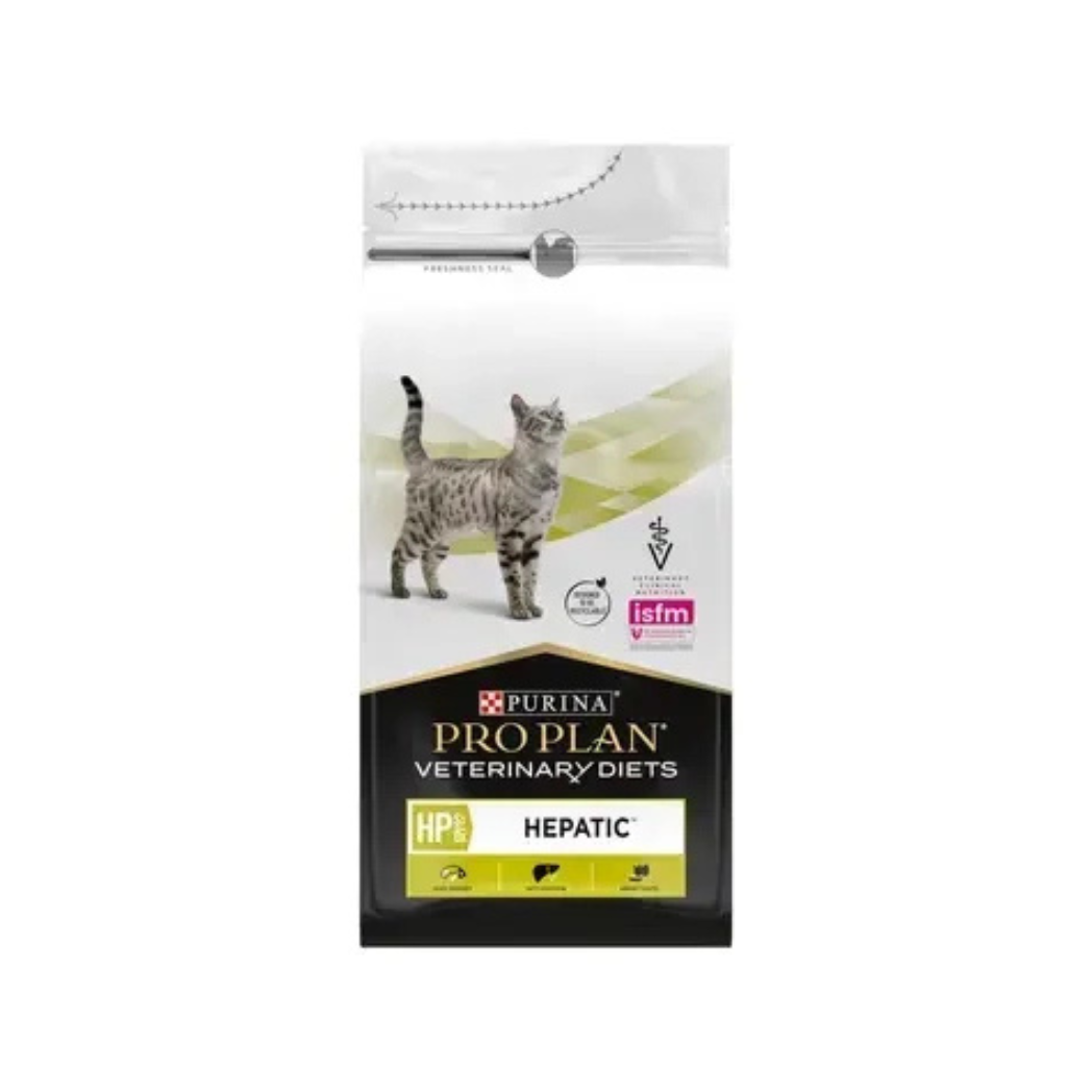 Purina Pro Plan Hepatic - Суха храна за котки с грижа за черния дроб - 1.5 кг.