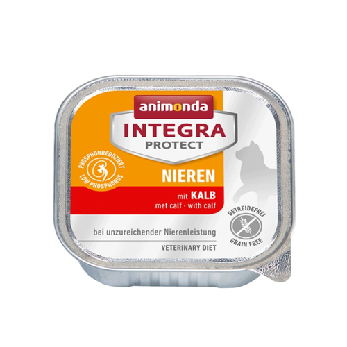 Integra Protect Renal - Пастет за котки с грижа за бъбреците с говеждо - 6 броя х 100 гр.