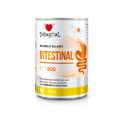 Disugual Metabolic Balance Intestinal - Консервирана храна за кучета с пиле - 6 броя х 400 гр.