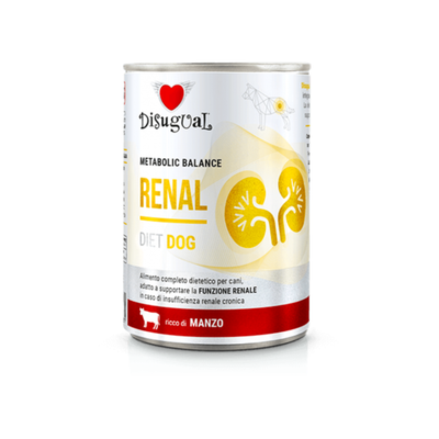 Disugual Metabolic Balance Renal - Консервирана храна за кучета с говеждо - 6 броя х 400 гр.