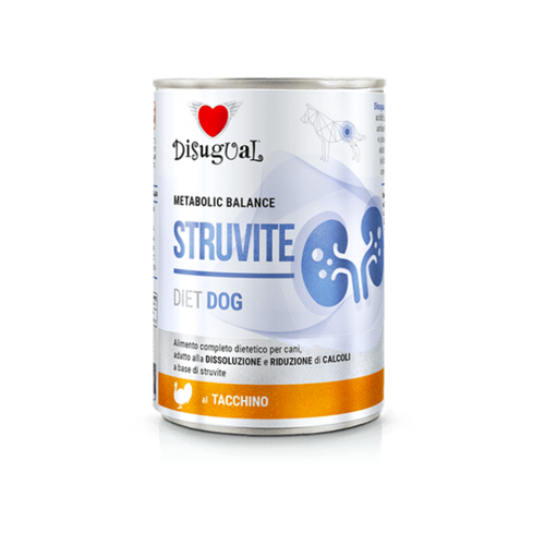 Disugual Metabolic Balance Struvite - Консервирана храна за кучета с пуйка - 6 броя х 400 гр.