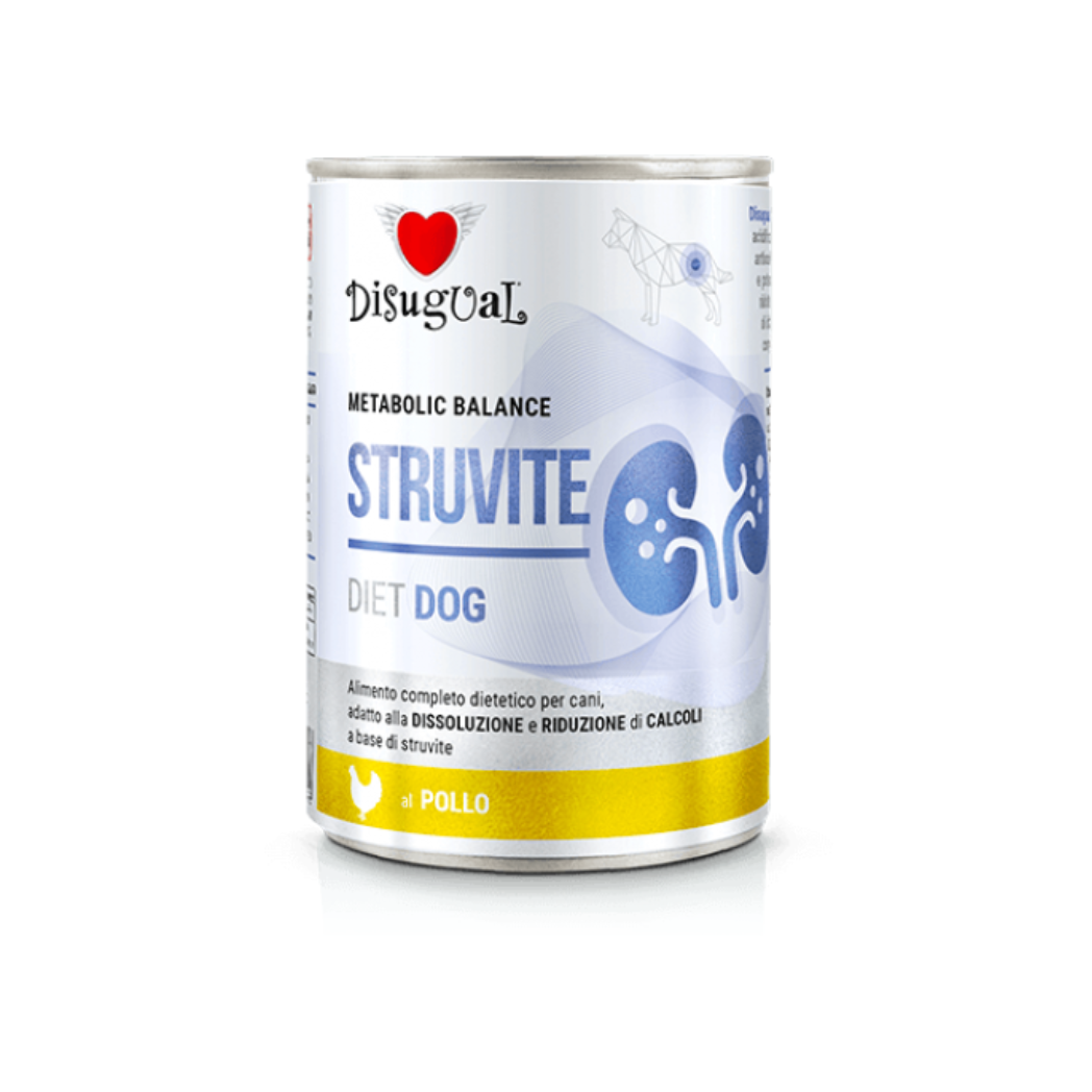Disugual Metabolic Balance Struvite - Консервирана храна за кучета с пиле - 6 броя х 400 гр.