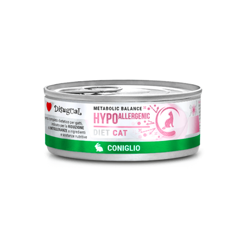 Disugual Metabolic Balance Hypoallergenic - Консервирана храна за котки със заек - 6 броя х 85 гр.