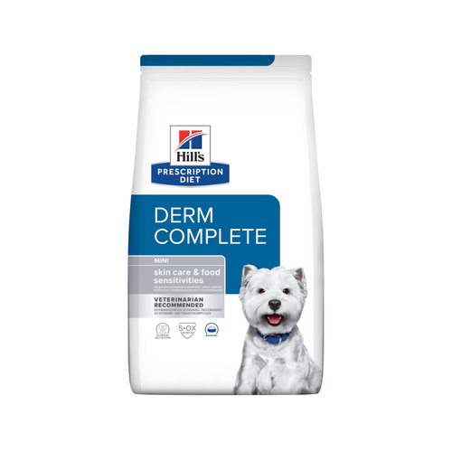 Hill's Prescription Derm Complete Mini - Суха храна за кучета от мини породи с грижа за кожата