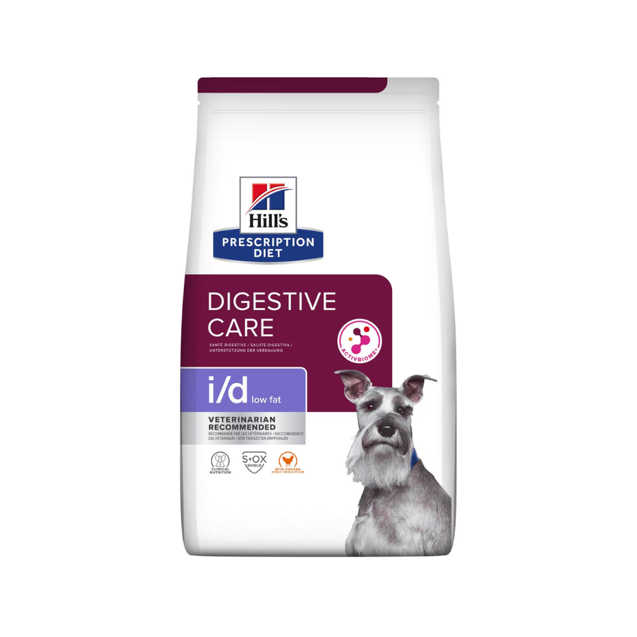 Hill's Prescription Diet Digestive Care Low Fat - Суха храна за кучета с грижа за стомашно-чревният тракт