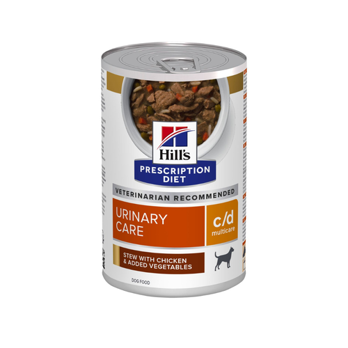 Hill's Prescription Diet Urinary Care Stew - Консервирана храна за кучета с грижа за уринарния тракт - 6 броя х 354 гр.