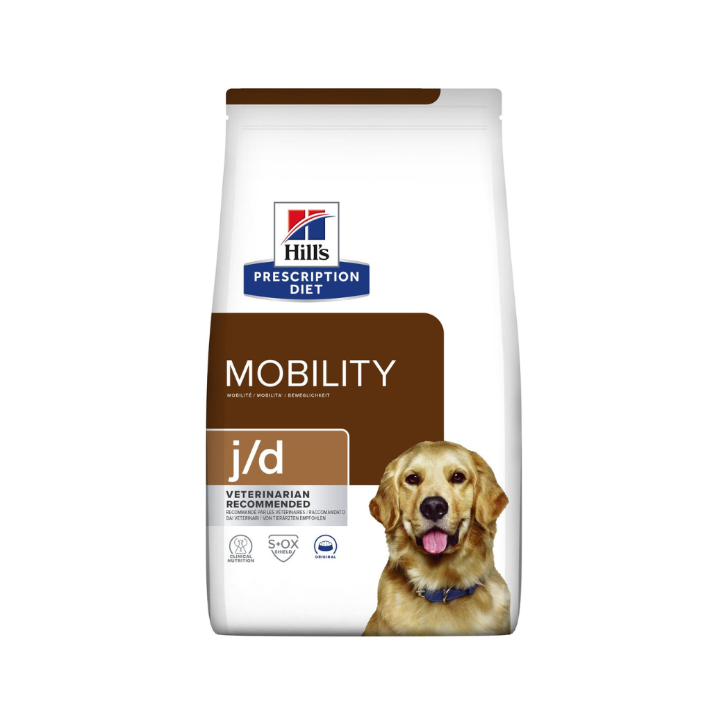 Hill's Prescription Diet j/d Mobility - Суха храна за кучета с грижа за ставите - 12 кг.