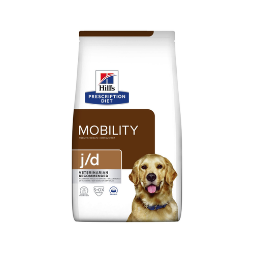 Hill's Prescription Diet j/d Mobility - Суха храна за кучета с грижа за ставите - 12 кг.