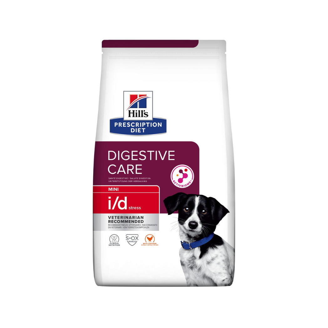 Hill's Prescription Diet i/d Digestive Care Mini  - Суха храна за кучета от мини породи с грижа за стомашно-чревният тракт
