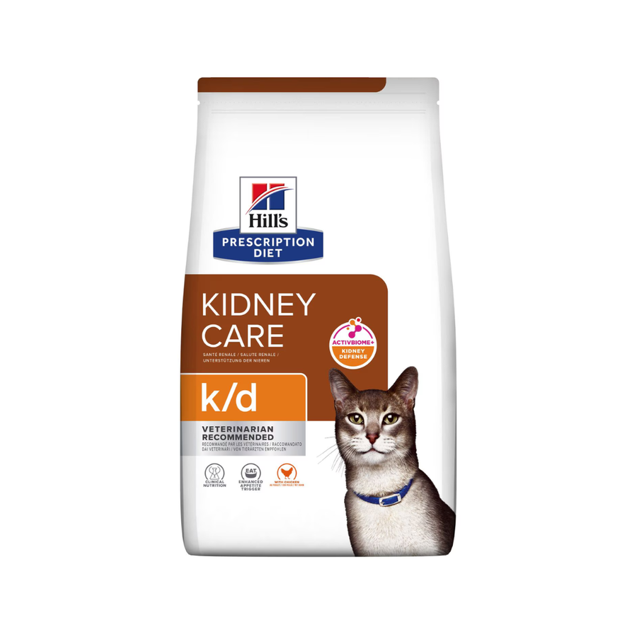 Hill's Prescription Diet k/d Kidney Care - Суха храна за котки с грижа за бъбреците