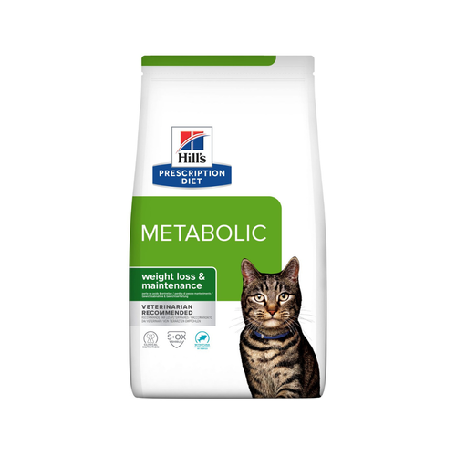 Hill's Prescription Diet Metabolic - Суха храна за котки за контрол над теглото с риба тон - 3 кг.