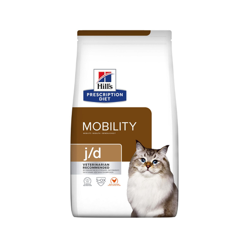 Hill's Prescription Diet j/d Mobility - Суха храна за котки с грижа за ставите  - 1.5 кг.