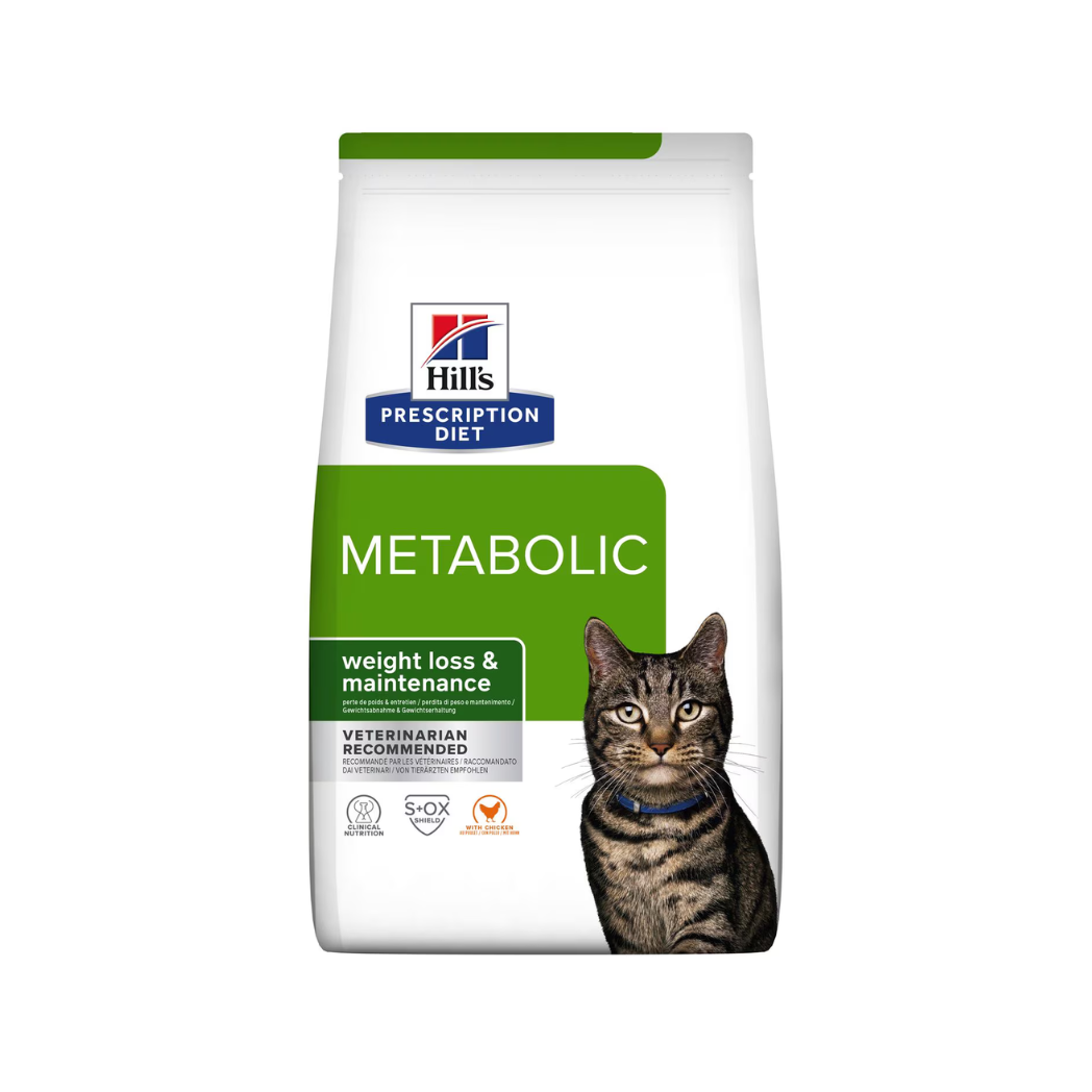 Hill's Prescription Diet Metabolic - Суха храна за котки за контрол над теглото с пиле