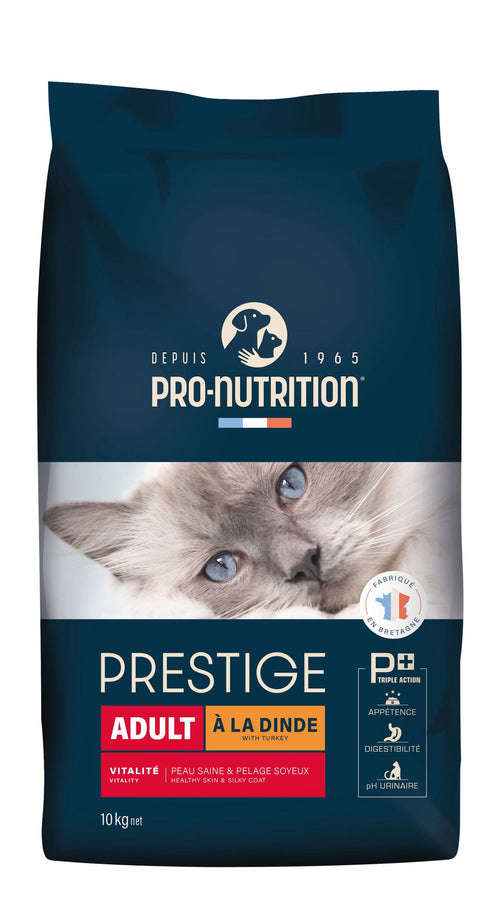 Prestige Adult - суха храна за котки с пуйка - 10 кг.