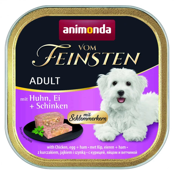 Vom Feinsten Adult - пастет за кучета с пиле, яйца и шунка - 6 броя х 150 гр.