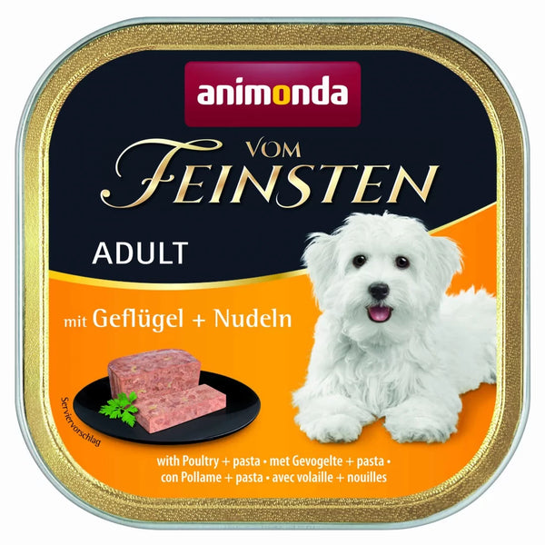 Vom Feinsten Adult - пастет за кучета с птиче и спагети - 6 броя х 150 гр.