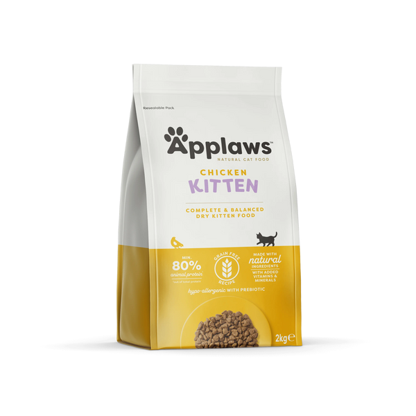 Applaws Kitten - суха храна за подрастващи котки и кърмещи котки с пиле