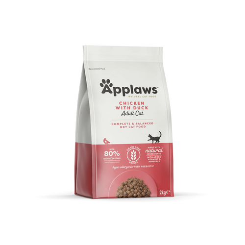 Applaws - суха храна за котки с пиле и патица