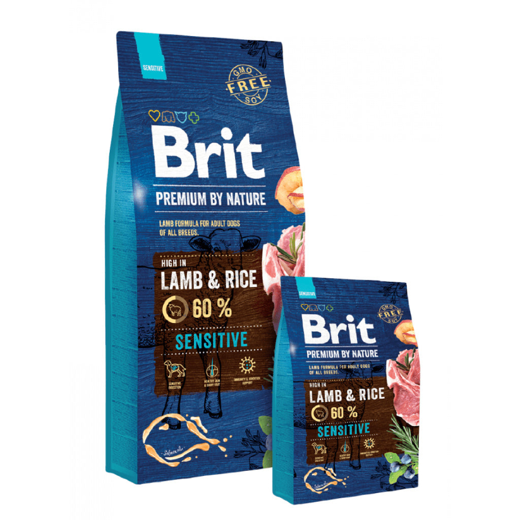 Brit Premium - суха храна за чувствителни кучета с прясно агнешко месо