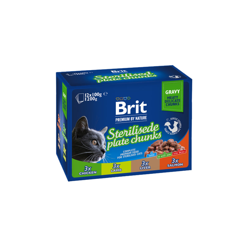 Brit Premium паучове за кастрирани котки