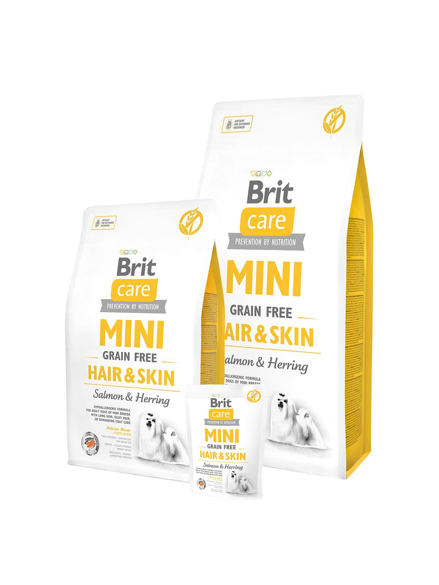 Brit Care - суха храна за кучета, за красива козина и здрава кожа, със сьомга и херинга