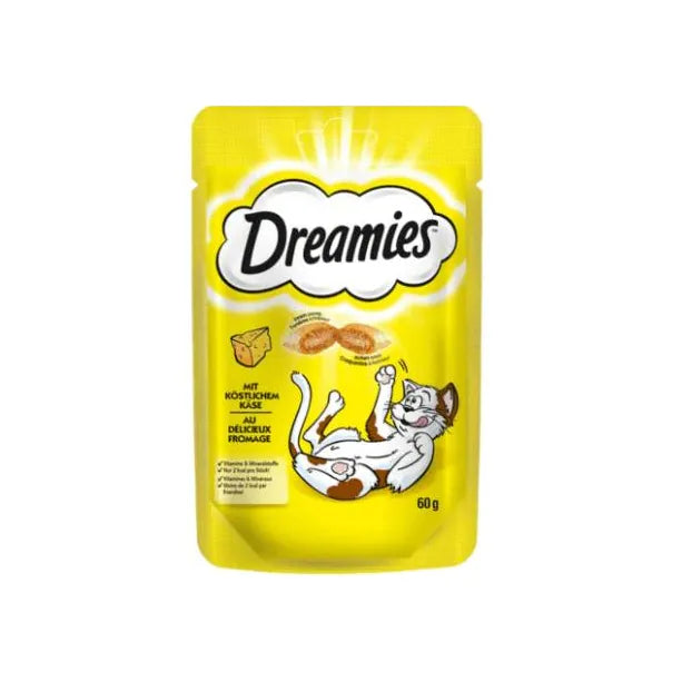Dreamies - лакомство за котки със сирене - 6 броя x 60 гр.