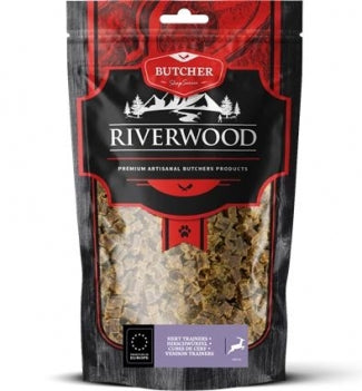 Riverwood - сушени лакомства за кучета с месо от елен хапки - 150 гр.