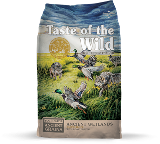 Taste of the Wild WETLANDS CANINE - Суха храна за кучета с патешко месо - 12.2 кг.