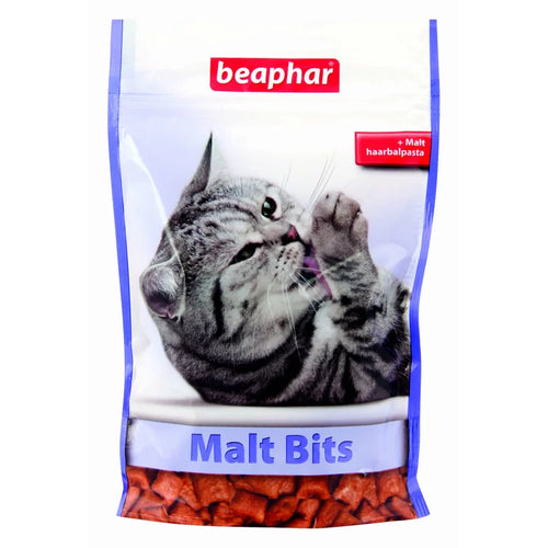 Beaphar - лакомства за котки малцови хапки - 150 гр.